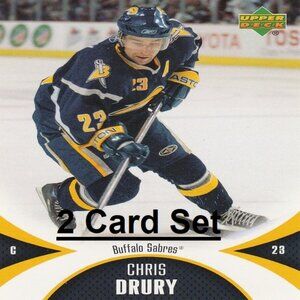 Chris Drury Hockey Card Collection